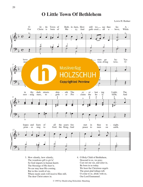 O Little Town Of Bethlehem